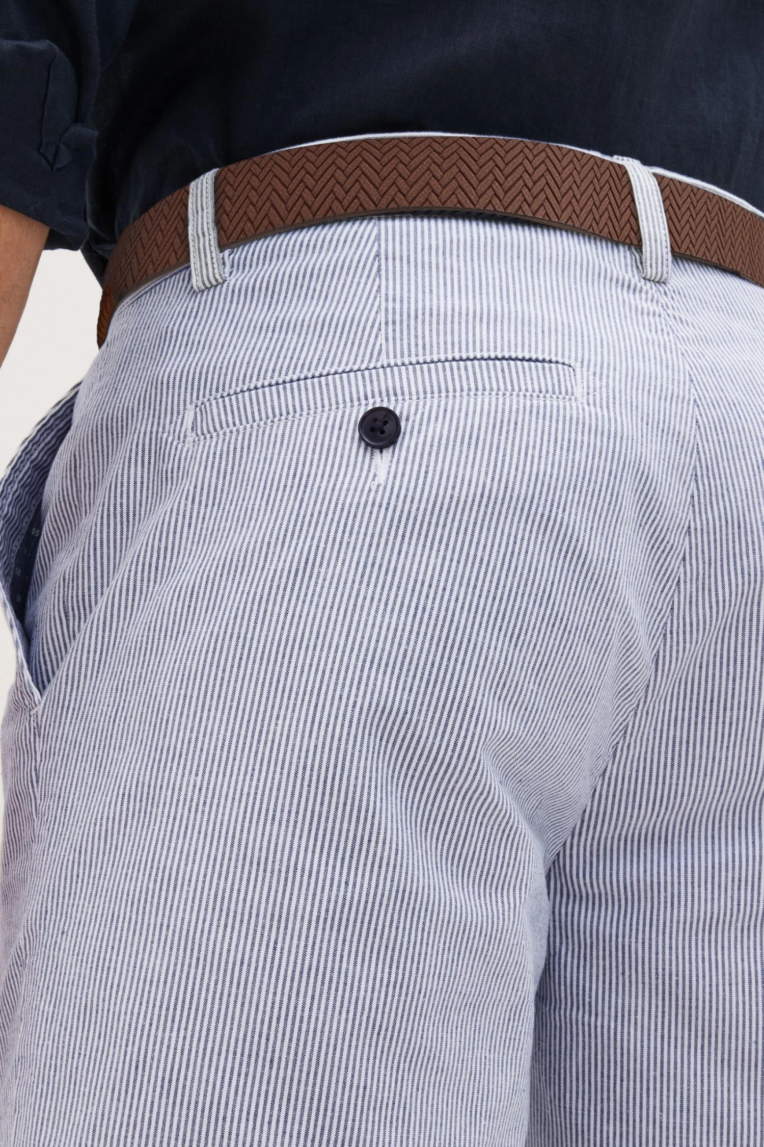 Next Belted Chino Shorts With Stretch 7 Next Belted Chino Shorts With Stretch - Image 5