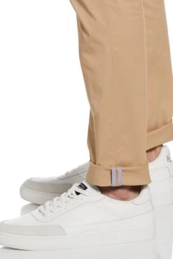 Original Penguin Slim Fit Light Brown Chinos In Travertine -Fashion Men Shop D22473s3