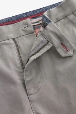 Next Slim Pattern Detail Stretch Chino Trousers -Fashion Men Shop D24617s3