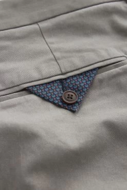 Next Slim Pattern Detail Stretch Chino Trousers -Fashion Men Shop D24617s4