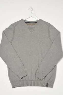 Burgs Grey Harford Fine Knit Crew Neck Jumper 11 Burgs Grey Harford Fine Knit Crew Neck Jumper -Fashion Men Shop D24782s5