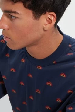 Ellesse Blue Sanya T-Shirt -Fashion Men Shop D28178s4