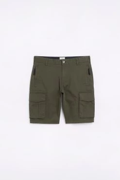River Island Dark Green Cargo Shorts -Fashion Men Shop D32135s4