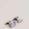 Ted Baker Grey Presus Col Semi Precious Cufflinks -Fashion Men Shop D39964s