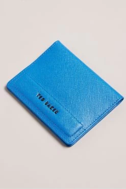 Ted Baker Blue Audar Saffiano Wallet And Card Holder Set 8 Ted Baker Blue Audar Saffiano Wallet And Card Holder Set -Fashion Men Shop D39966s3