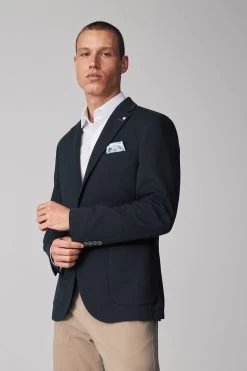 Next Slim Textured Jersey Blazer