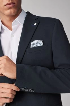 Next Slim Textured Jersey Blazer -Fashion Men Shop D42832s4
