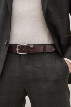 Next Brown Signature Textured Leather Belt