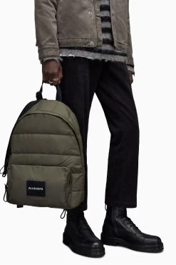 AllSaints Green Zone Quilted Backpack -Fashion Men Shop D50647s6