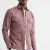 Reiss Arlo Cotton Canvas Overshirt -Fashion Men Shop D51 008s
