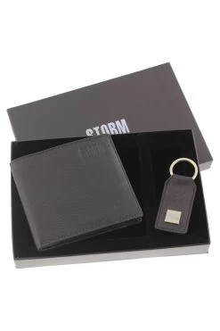 Storm Regency Leather Wallet & Keyring Set 11 Storm Regency Leather Wallet & Keyring Set -Fashion Men Shop D51676s5