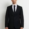 River Island Skinny Black Twill Suit: Jacket -Fashion Men Shop D53344s