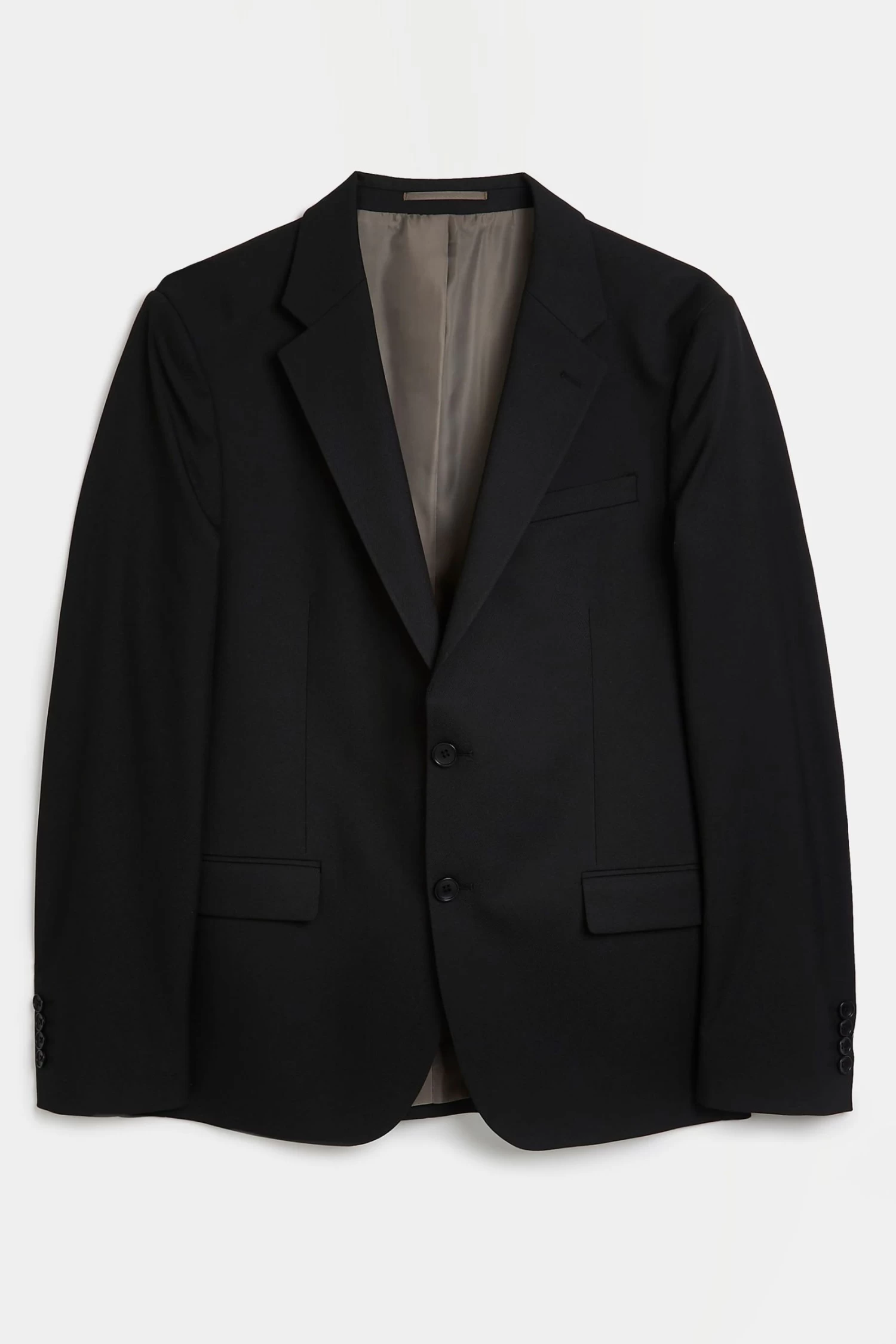 River Island Skinny Black Twill Suit: Jacket 7 River Island Skinny Black Twill Suit: Jacket - Image 5
