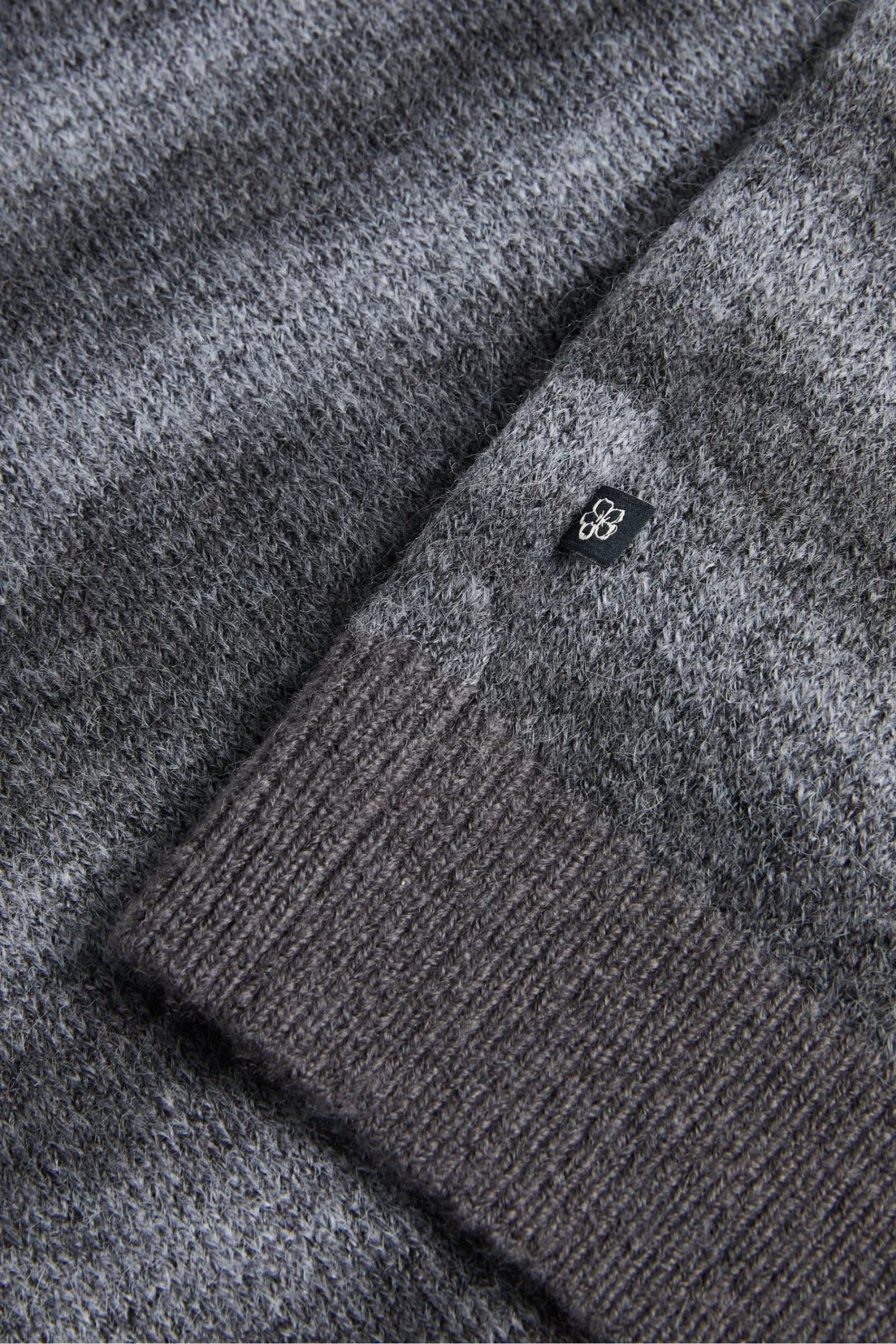 Ted Baker Grey Abulti Long Sleeve Regular Striped Crew Neck Jumper 9 Ted Baker Grey Abulti Long Sleeve Regular Striped Crew Neck Jumper - Image 7