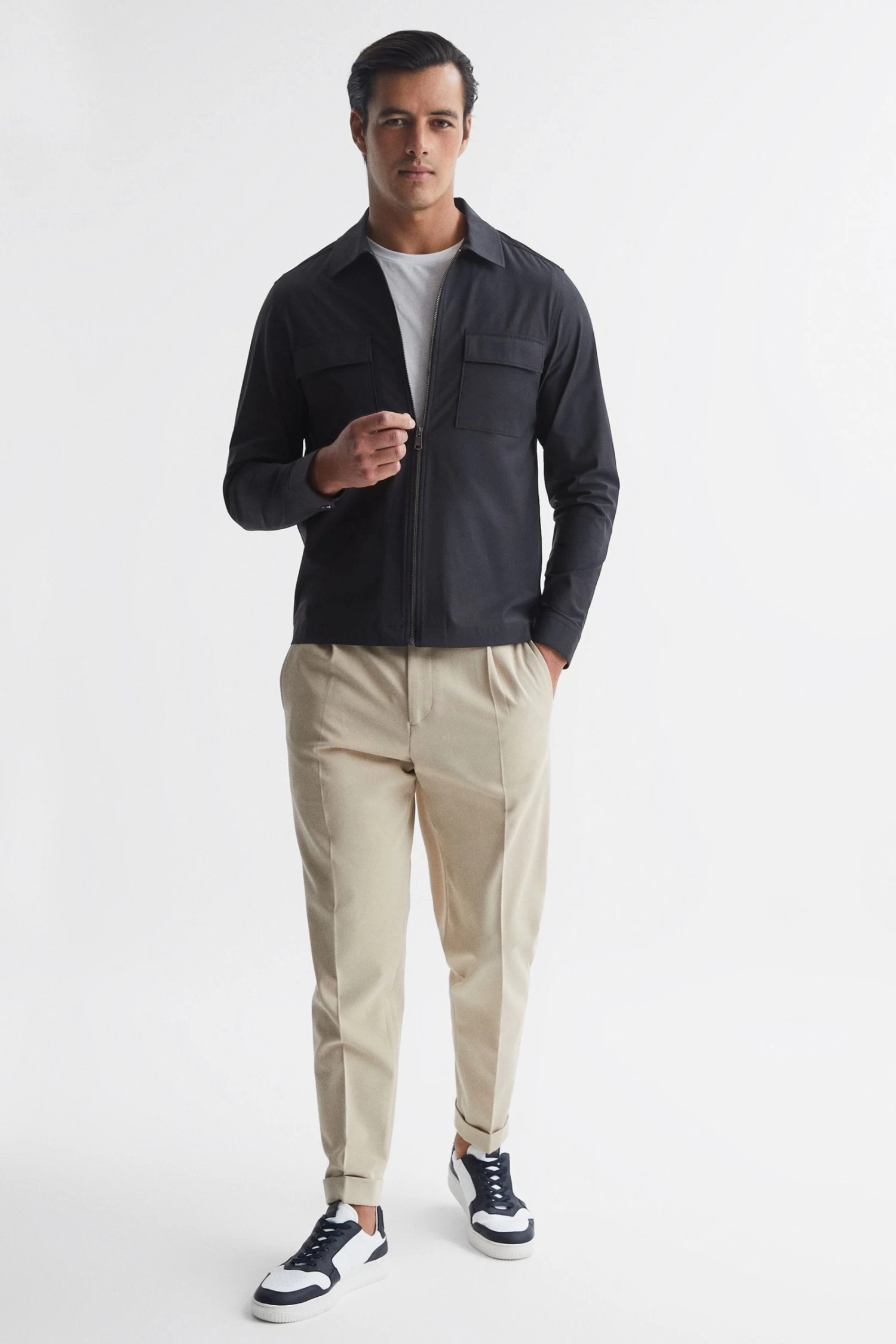 Reiss Pump Technical Pocket Zip Through Jacket 5 Reiss Pump Technical Pocket Zip Through Jacket - Image 3