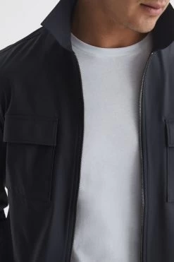 Reiss Pump Technical Pocket Zip Through Jacket 10 Reiss Pump Technical Pocket Zip Through Jacket -Fashion Men Shop D55 811s4