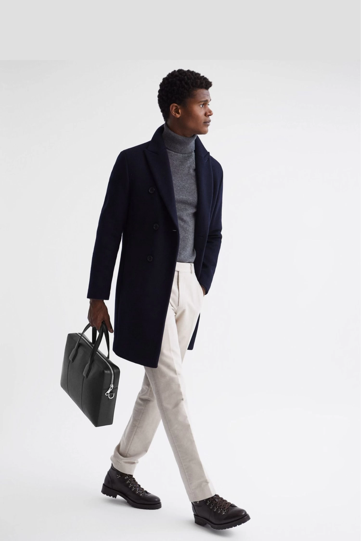 Reiss Dominik Leather Briefcase 4 Reiss Dominik Leather Briefcase - Image 2