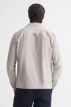 Reiss Pump Technical Pocket Zip Through Jacket -Fashion Men Shop D55812s5