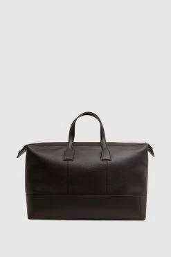 Reiss Carter Leather Holdall