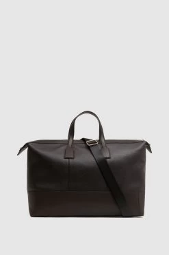 Reiss Carter Leather Holdall -Fashion Men Shop D55833s4