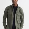 Reiss Burley Textured Twin Pocket Overshirt -Fashion Men Shop D56 875s