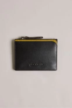 Ted Baker Black Finnis Corner Detail Cardholder