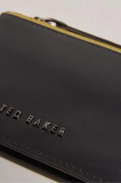 Ted Baker Black Finnis Corner Detail Cardholder 8 Ted Baker Black Finnis Corner Detail Cardholder -Fashion Men Shop D57156s3