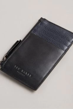 Ted Baker Fineas Black Waxy Leather Cardholder 6 Ted Baker Fineas Black Waxy Leather Cardholder -Fashion Men Shop D57159s2