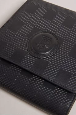 Ted Baker Watched Black House Check Watch Roll Belt -Fashion Men Shop D57165s4