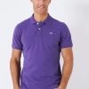 Crew Clothing Dark Purple Cotton Classic Polo Shirt -Fashion Men Shop D59494s