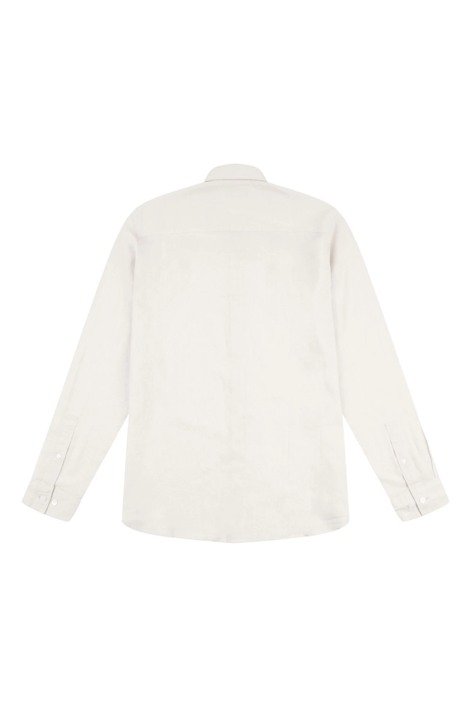 Jack Wills White Linen Blend Long Sleeve Shirt 4 Jack Wills White Linen Blend Long Sleeve Shirt - Image 2