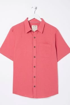 FatFace Pink Bugle Shirt 9 FatFace Pink Bugle Shirt -Fashion Men Shop D61 031s4