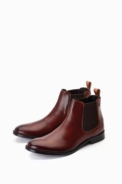 Base London Carson Pull On Brown Chelsea Boots -Fashion Men Shop D61662s3