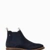 Base London Blue Masada Pull On Chelsea Boots