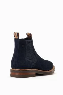 Base London Blue Masada Pull On Chelsea Boots -Fashion Men Shop D61668s3