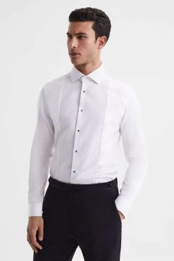 Reiss Marcel Slim Fit Dinner Shirt -Fashion Men Shop D62 374s7