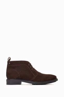 Base London Kilby Lace Up Brown Chukka Boots