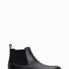 Base London Carson Pull On Black Chelsea Boots