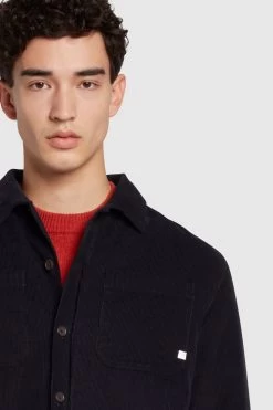 Farah Blue Hunter Quilted Shirt -Fashion Men Shop D63916s4