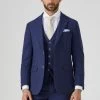 Skopes Jude Navy Blue Tweed Tailored Fit Suit Jacket -Fashion Men Shop D64 293s