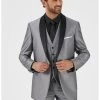 Skopes Tailored Fit Silver Guetta Jacket -Fashion Men Shop D64294s
