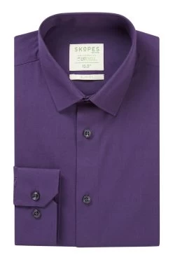 Skopes Slim Fit Purple Recycled Formal Shirt 7 Skopes Slim Fit Purple Recycled Formal Shirt -Fashion Men Shop D64317s3