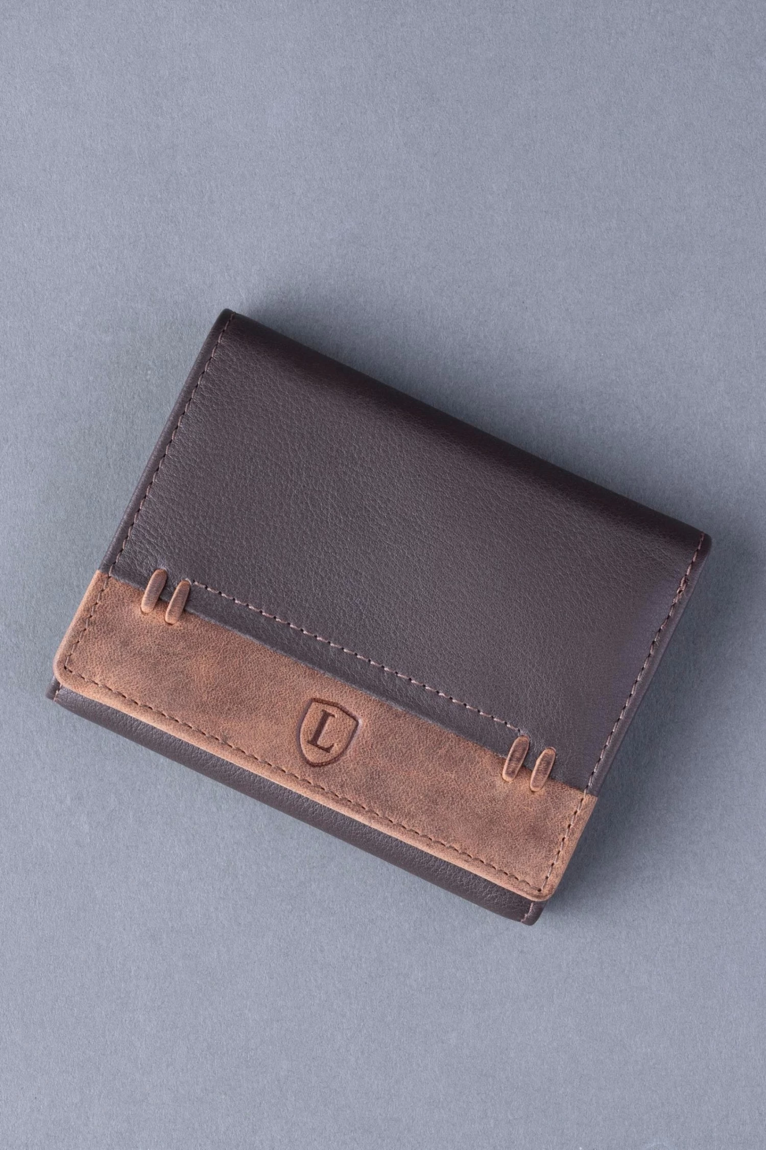 Lakeland Leather Stitch Leather Tri-Fold Wallet 3 Lakeland Leather Stitch Leather Tri-Fold Wallet