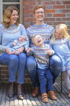 Jojo Maman Bebe JoJo Maman Bébé Men's Snowman Fair Isle Jumper -Fashion Men Shop D66855s