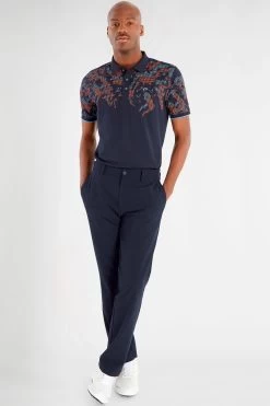 Calvin Klein Golf Blue Nashua Printed Polo Shirt 12 Calvin Klein Golf Blue Nashua Printed Polo Shirt -Fashion Men Shop D68560s3