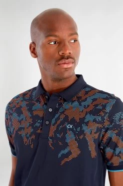 Calvin Klein Golf Blue Nashua Printed Polo Shirt 13 Calvin Klein Golf Blue Nashua Printed Polo Shirt -Fashion Men Shop D68560s4
