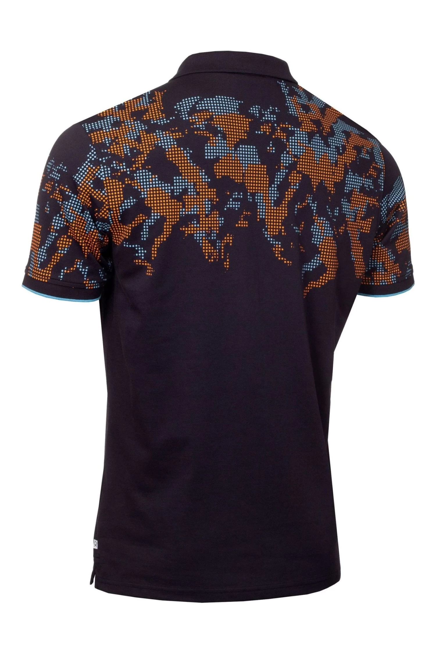 Calvin Klein Golf Blue Nashua Printed Polo Shirt 8 Calvin Klein Golf Blue Nashua Printed Polo Shirt - Image 6