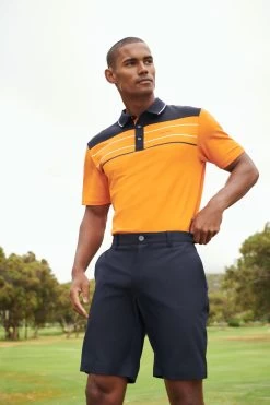 Calvin Klein Golf Orange Blackwater Polo Shirt