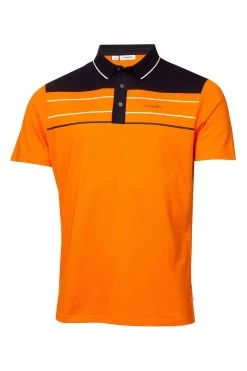 Calvin Klein Golf Orange Blackwater Polo Shirt 16 Calvin Klein Golf Orange Blackwater Polo Shirt -Fashion Men Shop D68578s6