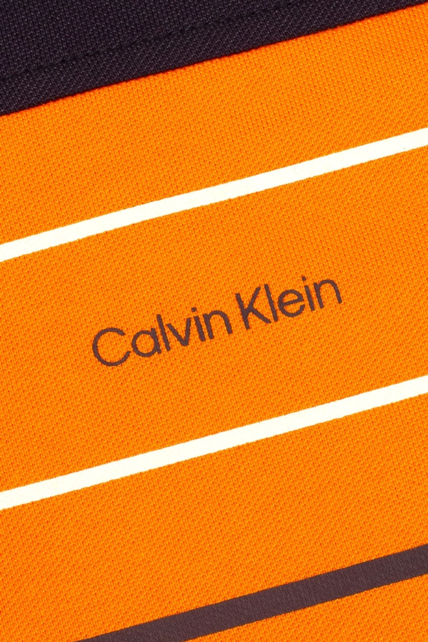 Calvin Klein Golf Orange Blackwater Polo Shirt 11 Calvin Klein Golf Orange Blackwater Polo Shirt - Image 9